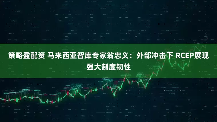 策略盈配资 马来西亚智库专家翁忠义：外部冲击下 RCEP展现强大制度韧性